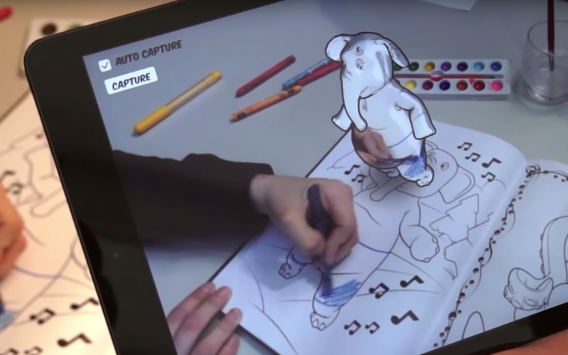 Disney’s AR coloring book