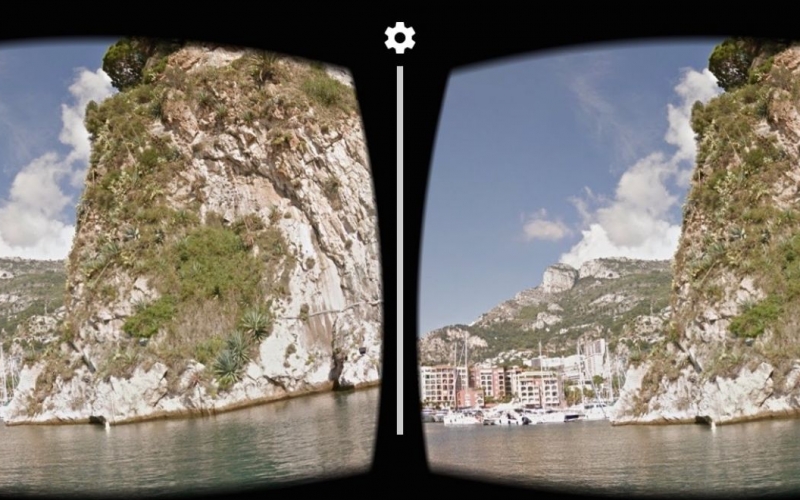 Google Street View แบบ VR