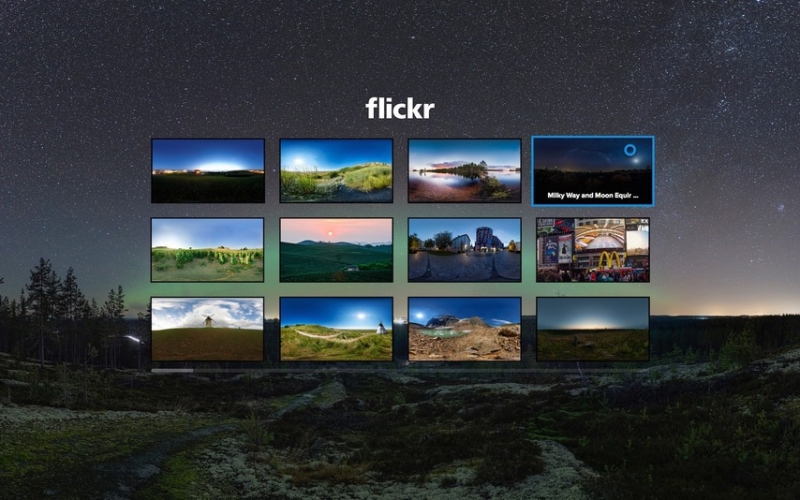 สัมผัสปราบการณ์ชมภาพแบบ 360 องศา ไปกับแอพ Flickr VR