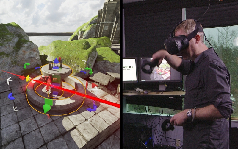 สร้างระบบ Virtual Reality ขึ้นเองด้วยเครื่อง VR ผ่าน Unreal Engine [มีคลิป]