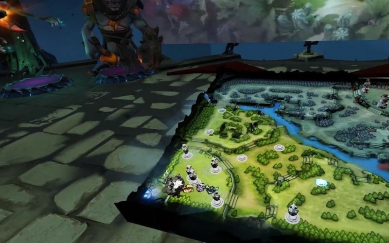 อลังการงานสร้าง! กับการชมแมทช์ต่อสู้ของ Dota 2 ใน Virtual Reality [มีคลิป]