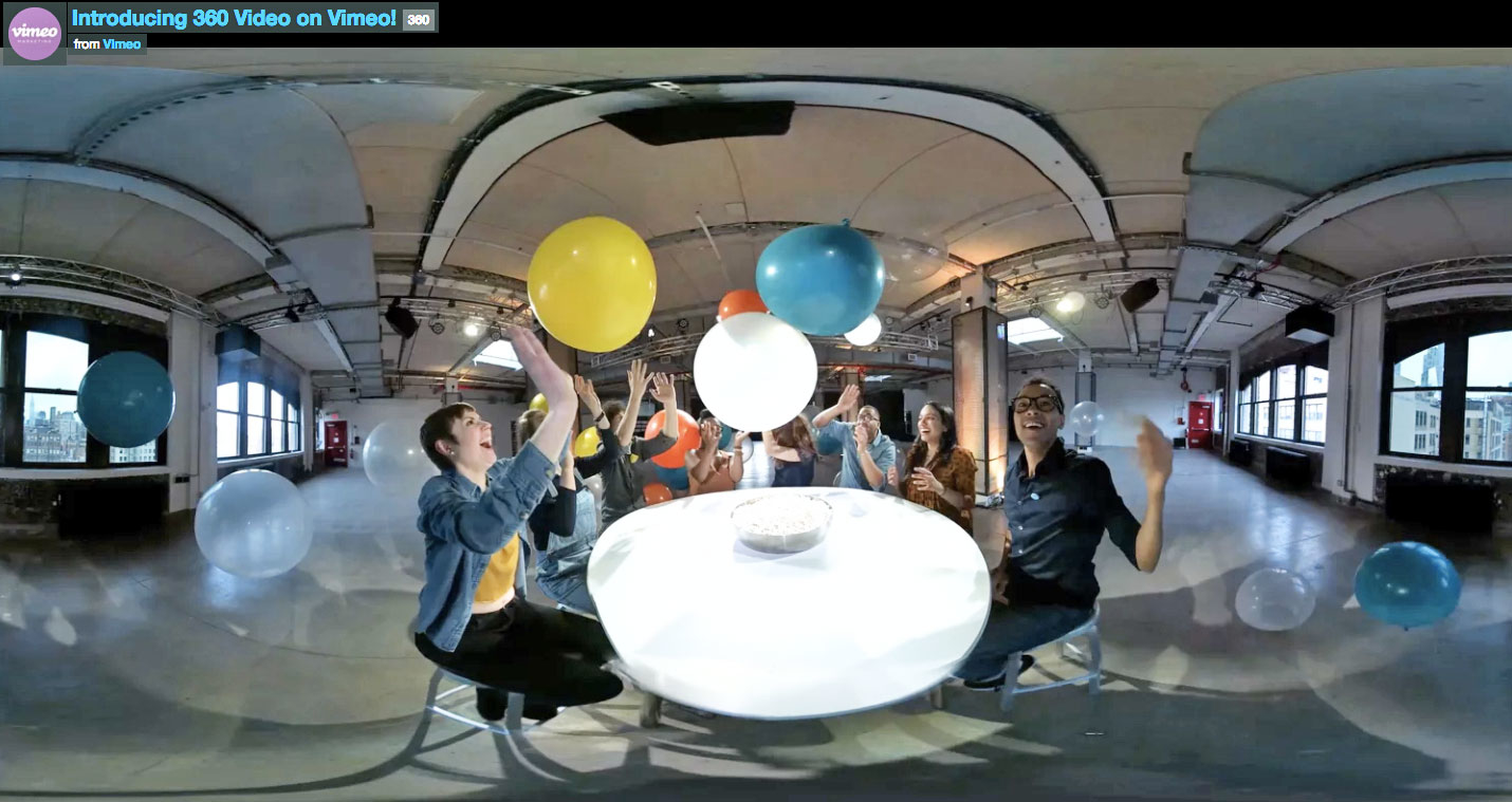 Vimeo สนับสนุนการเล่นวิดีโอแบบ 360 องศาแล้ว (มาช้าดีกว่าไม่มา)