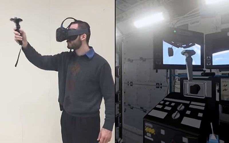 NASA โชว์การฝึกนักบินอวกาศด้วยสภาวะไร้แรงโน้มถ่วงในโลก Virtual Reality